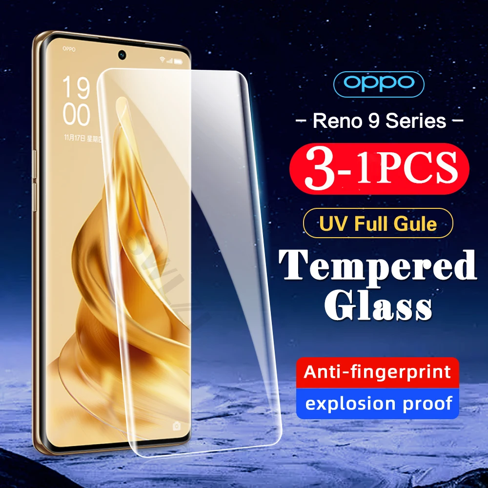 3/2/1 шт. УФ-стекло для reno 9 6 5 4 3 pro plus защита для экрана для oppo A1 pro УФ закаленное стекло 9D крышка Защитная пленка для телефона
3/2/1 шт. УФ-стекло для reno 9 6 5 4 3 pro plus защита для экрана для oppo A1 pro УФ закаленное стекло 9D крышка Защитная пленка для телефона