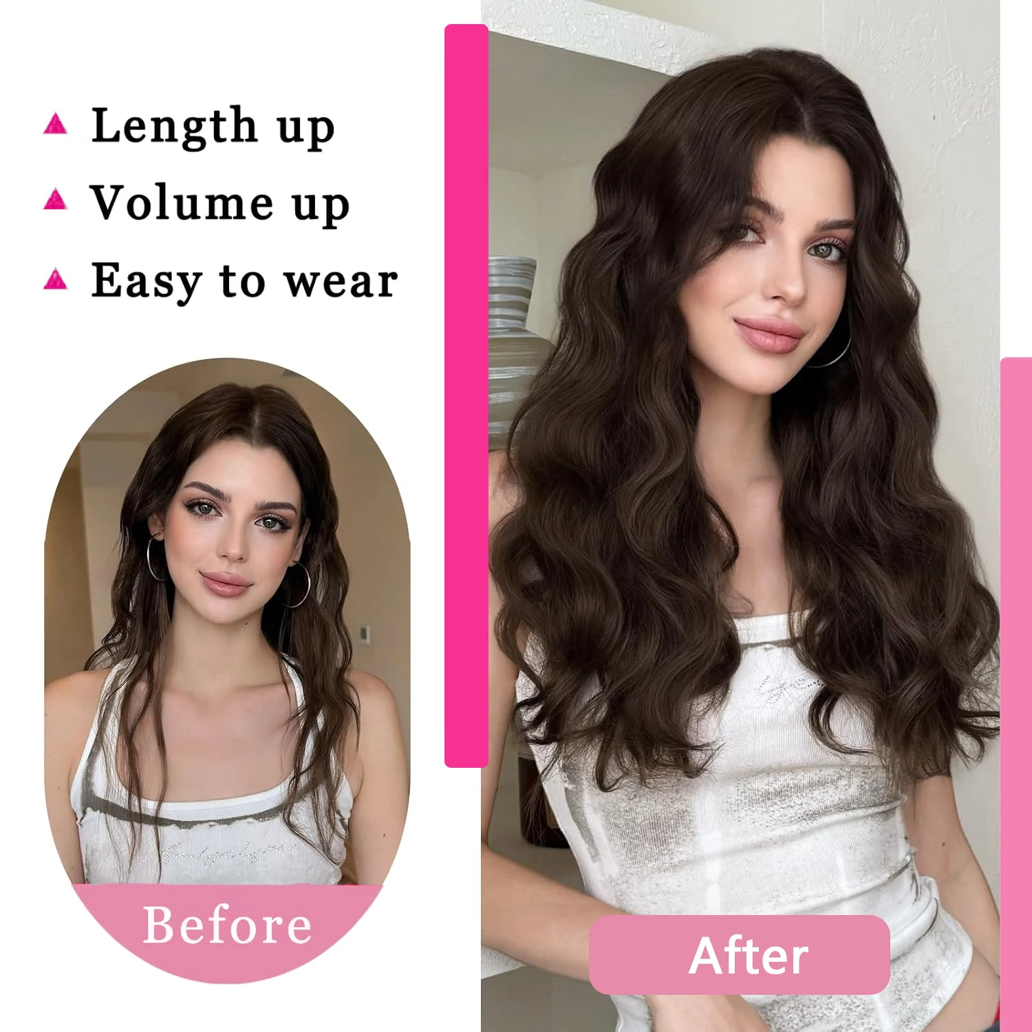 Straight Hair Clips Halo Hair Extensions Remy Human Hair Clip In Hair Extensions 26 Inch #1B One Piece Hair Wire Hair Extensions 41 S2a60b839a46846a2a0186aafb5aedf864