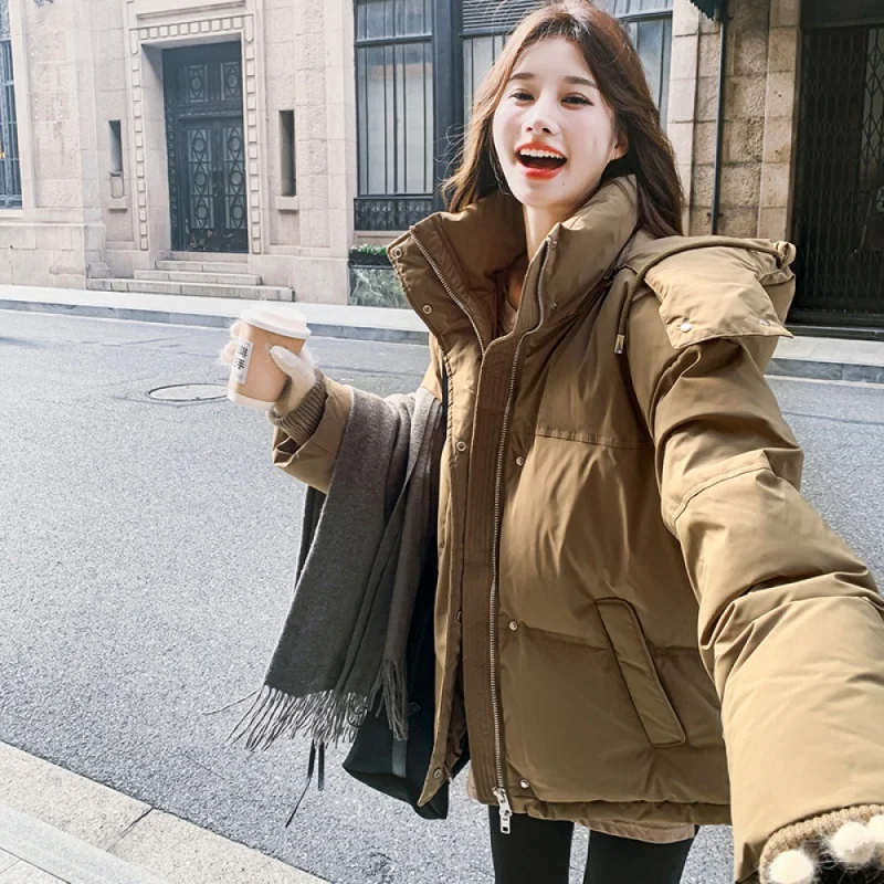 23 New models90 White Duck down Short down Jacket Female 2023 Winter New Version Loose Thick Cold-Resistant Small Coattrendsette
23 New models90 White Duck down Short down Jacket Female 2023 Winter New Version Loose Thick Cold-Resistant Small Coattrendsette