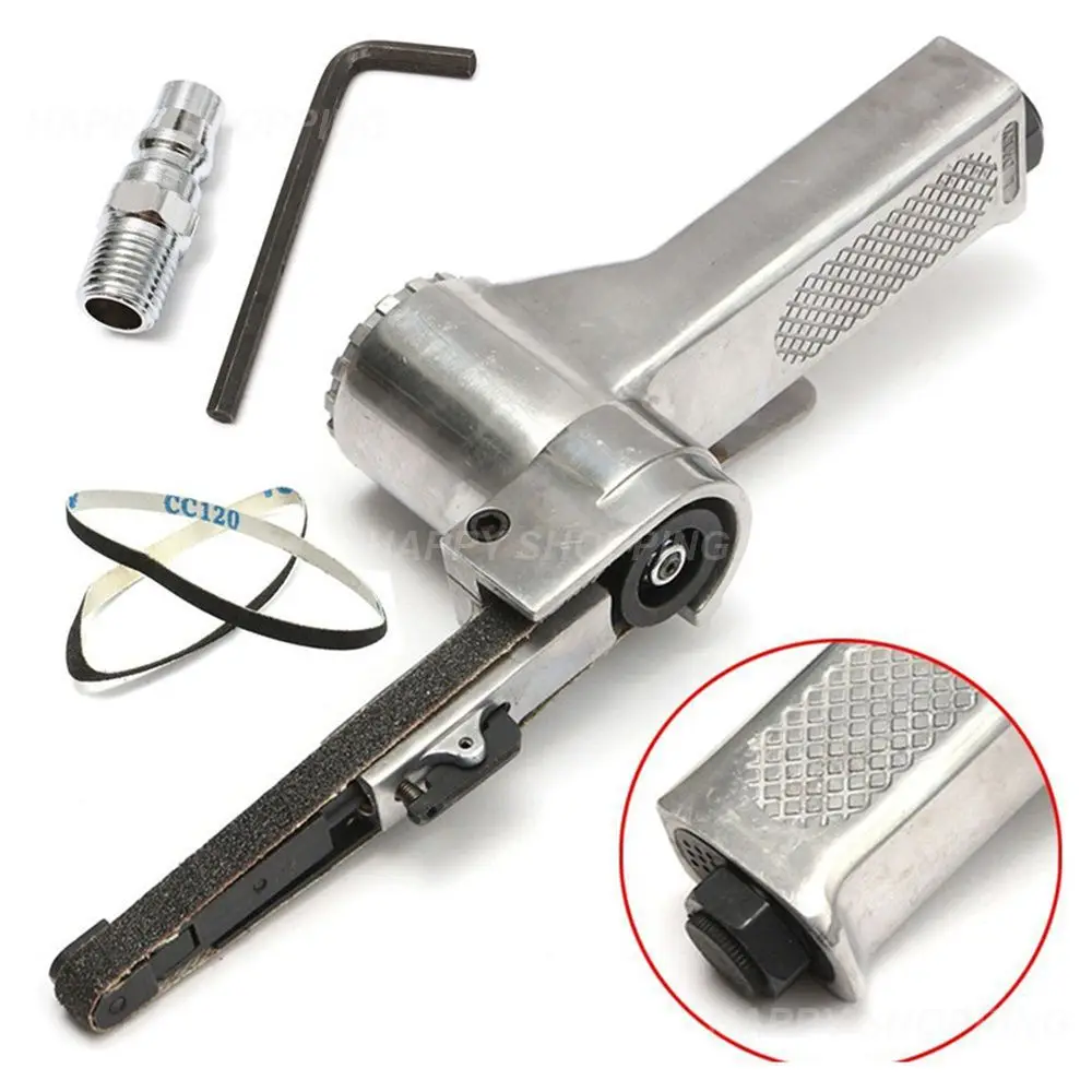 Abrader Small Pneumatic Belt 360 Degrees Adjustable High-speed Stable Sander Pneumatic Belt Sander Polishing Machine
Abrader Small Pneumatic Belt 360 Degrees Adjustable High-speed Stable Sander Pneumatic Belt Sander Polishing Machine