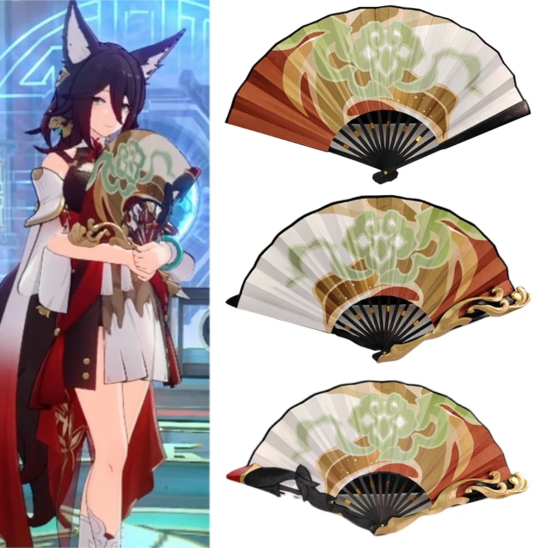 Game Honkai: Star Rai Tingyun Cosplay Props Three Style Handheld Folded Fans Anime Uniform Outfit Props Halloween Carnival Party
Game Honkai: Star Rai Tingyun Cosplay Props Three Style Handheld Folded Fans Anime Uniform Outfit Props Halloween Carnival Party