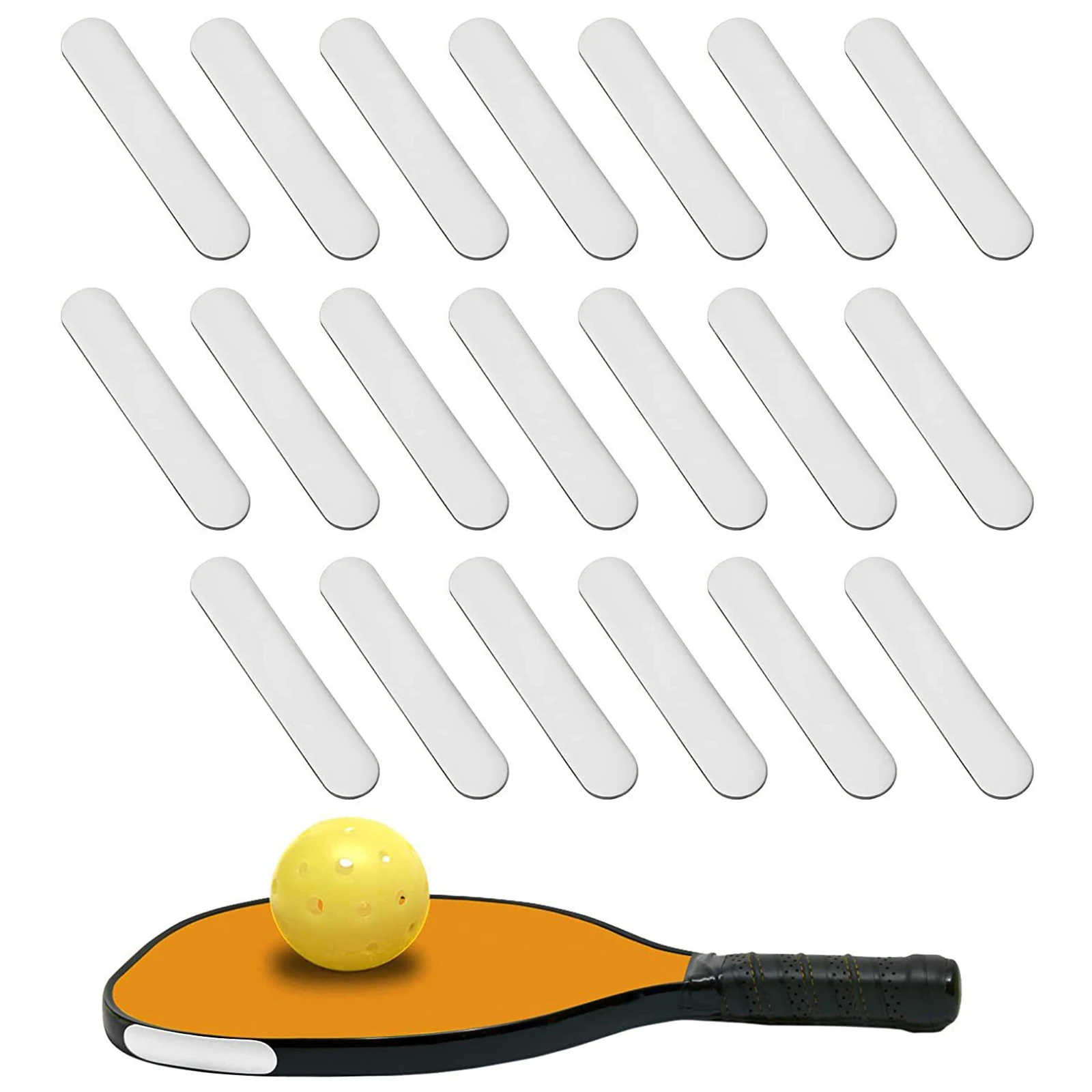 20pcs Tape Plumbum Pickleball Adhesive Tape 3g For Pickleball Paddle Edge Guard Highly Adhesive Design Increase Stability
20pcs Tape Plumbum Pickleball Adhesive Tape 3g For Pickleball Paddle Edge Guard Highly Adhesive Design Increase Stability