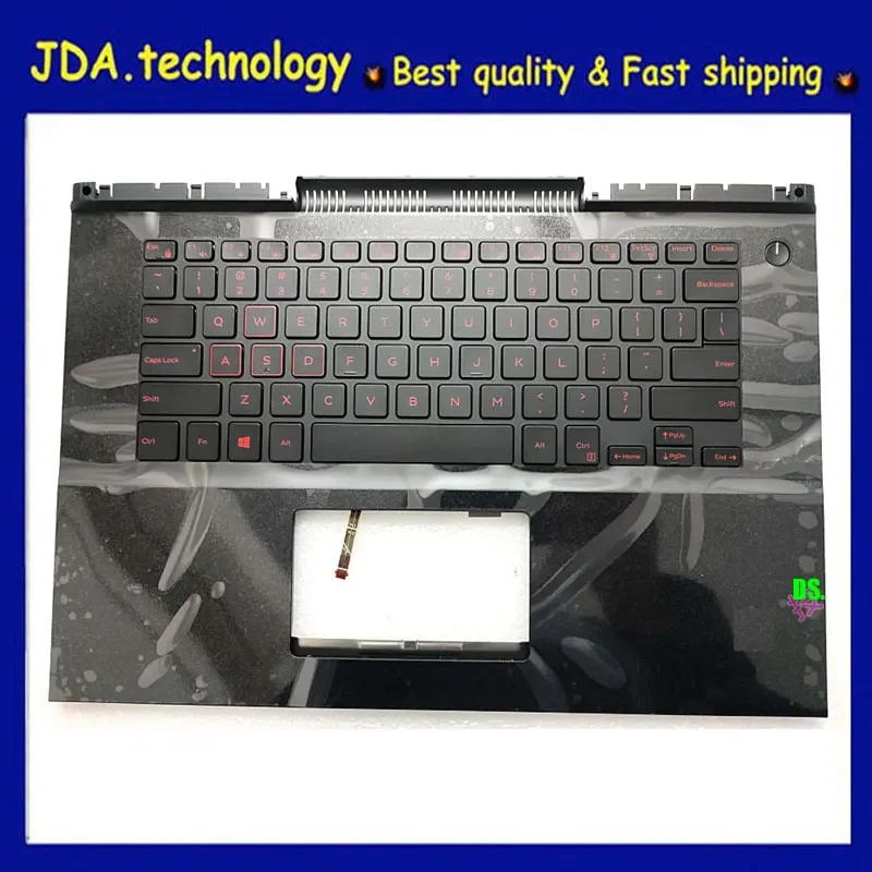 

MEIRROW New Geniune for DELL INSPIRON 14-7000 14 7466 7467 Palmrest Upper cover US Keyboard bezel 0FWCCN FWCCN