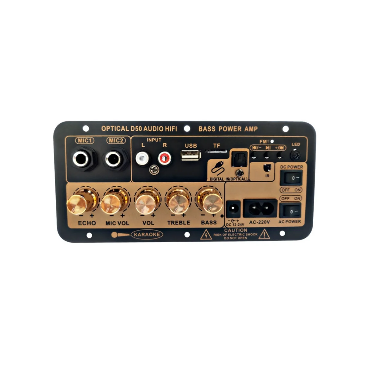 Digital Bluetooth Stereo Amplifier Board Subwoofer Dual Microphone Karaoke Car Amplifiers Speaker EU Plug
Digital Bluetooth Stereo Amplifier Board Subwoofer Dual Microphone Karaoke Car Amplifiers Speaker EU Plug