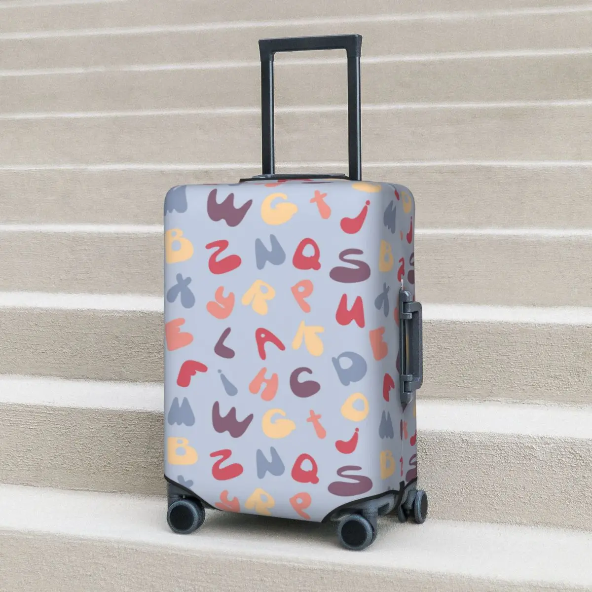 Colorful Alphabets Suitcase Cover Holiday Graffiti Strectch Luggage Supplies Travel Protection
Colorful Alphabets Suitcase Cover Holiday Graffiti Strectch Luggage Supplies Travel Protection