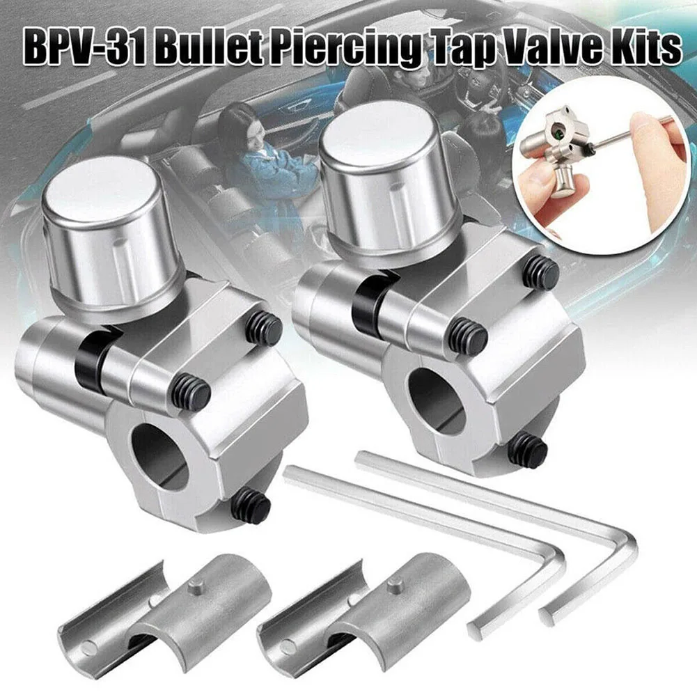 2 Pack BPV-31 Piercing Valve Line Tap Faucet Valve Kits Adjustable For Air Conditioners HVAC 1/4 5/16 3/8 Inch OD Pipe Tubing
2 Pack BPV-31 Piercing Valve Line Tap Faucet Valve Kits Adjustable For Air Conditioners HVAC 1/4 5/16 3/8 Inch OD Pipe Tubing