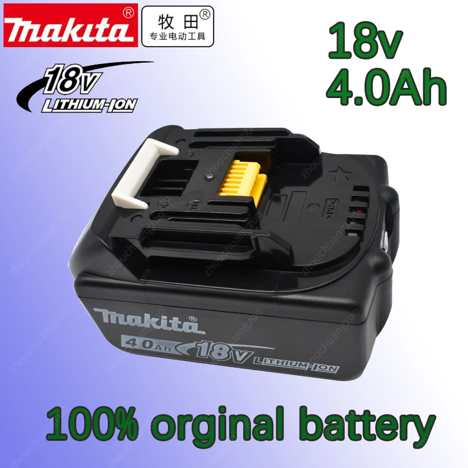 100% Original Makita 18V 4.0Ah Rechargeable Power Tools Battery with LED Li-ion Replacement LXT BL1860B BL1860 BL1850
100% Original Makita 18V 4.0Ah Rechargeable Power Tools Battery with LED Li-ion Replacement LXT BL1860B BL1860 BL1850