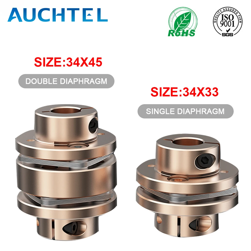 Flange Coupling LE D34L33/45 Flexible Motor Shaft Coupler Aluminium Diaphragms Universal Joint For 3D Printer Cardan CNC
Flange Coupling LE D34L33/45 Flexible Motor Shaft Coupler Aluminium Diaphragms Universal Joint For 3D Printer Cardan CNC
