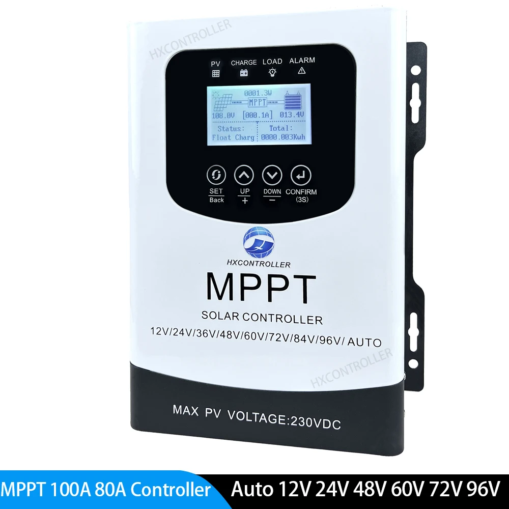 100 80 Ampere Solar Panel Battery Charge Controller 230VDC MPPT PV Photovoltaic Charging Regulator For 12V 24V 48V 60V 72V 96V
100 80 Ampere Solar Panel Battery Charge Controller 230VDC MPPT PV Photovoltaic Charging Regulator For 12V 24V 48V 60V 72V 96V
