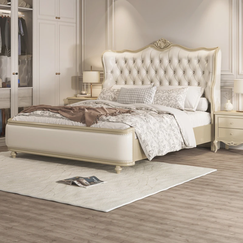 Queen Size Luxury Double Bed European Modern Princess Girls Floor Twin Bed Storage Wood Letto Matrimoniale Furniture For Bedroom
Queen Size Luxury Double Bed European Modern Princess Girls Floor Twin Bed Storage Wood Letto Matrimoniale Furniture For Bedroom