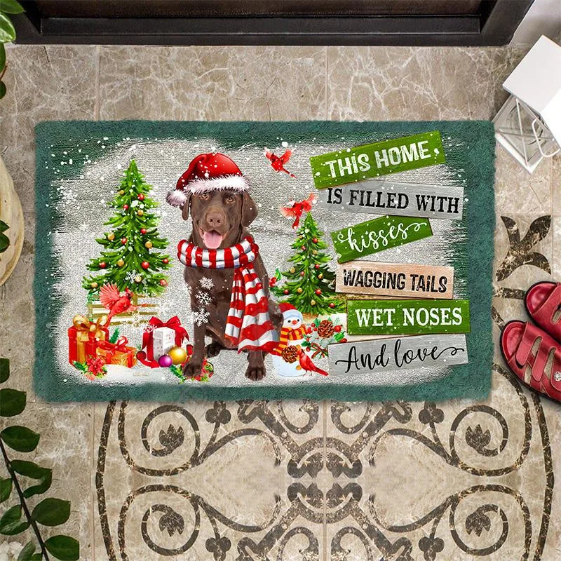 This Home Is Filled With KissesChocolate Labrador Retriever Doormat 3D Printed Indoor Outdoor Doormat Non-slip Style-3
This Home Is Filled With KissesChocolate Labrador Retriever Doormat 3D Printed Indoor Outdoor Doormat Non-slip Style-3