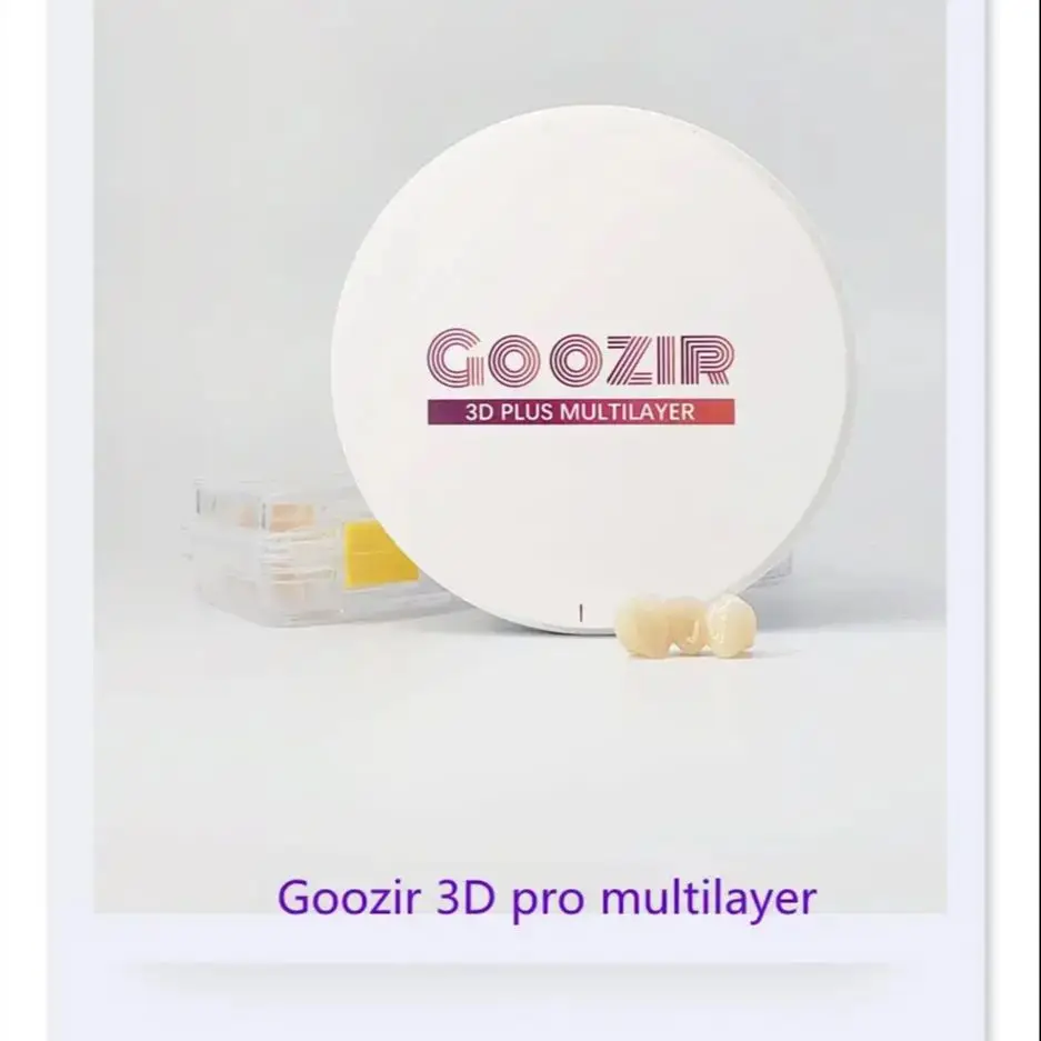 

GOOZIR 3D Plus Multilayer Cad Cam 98 Open System For Dental Laboratory Zirconia Block