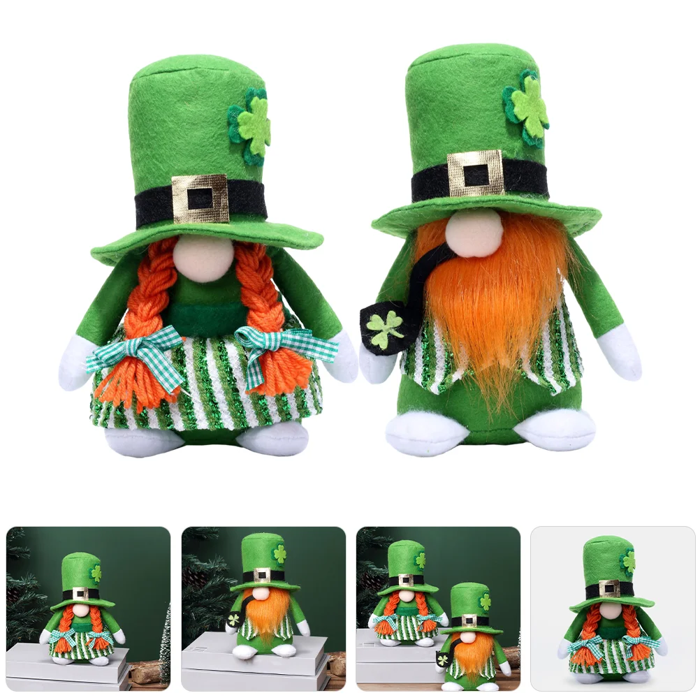 2 Pcs Crafts Dwarf Decorative Ornaments Party Decorations StPatrick's Day Gnome Male
2 Pcs Crafts Dwarf Decorative Ornaments Party Decorations StPatrick's Day Gnome Male