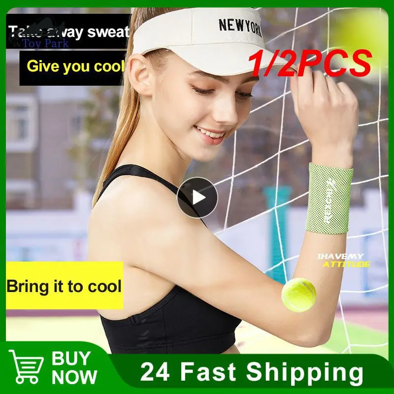 1/2PCS Wrist Sports Wristband Quick-drying Cooling Solid Color SweatBand Adjustable Wrist Support Wristband For Fitness Running
1/2PCS Wrist Sports Wristband Quick-drying Cooling Solid Color SweatBand Adjustable Wrist Support Wristband For Fitness Running