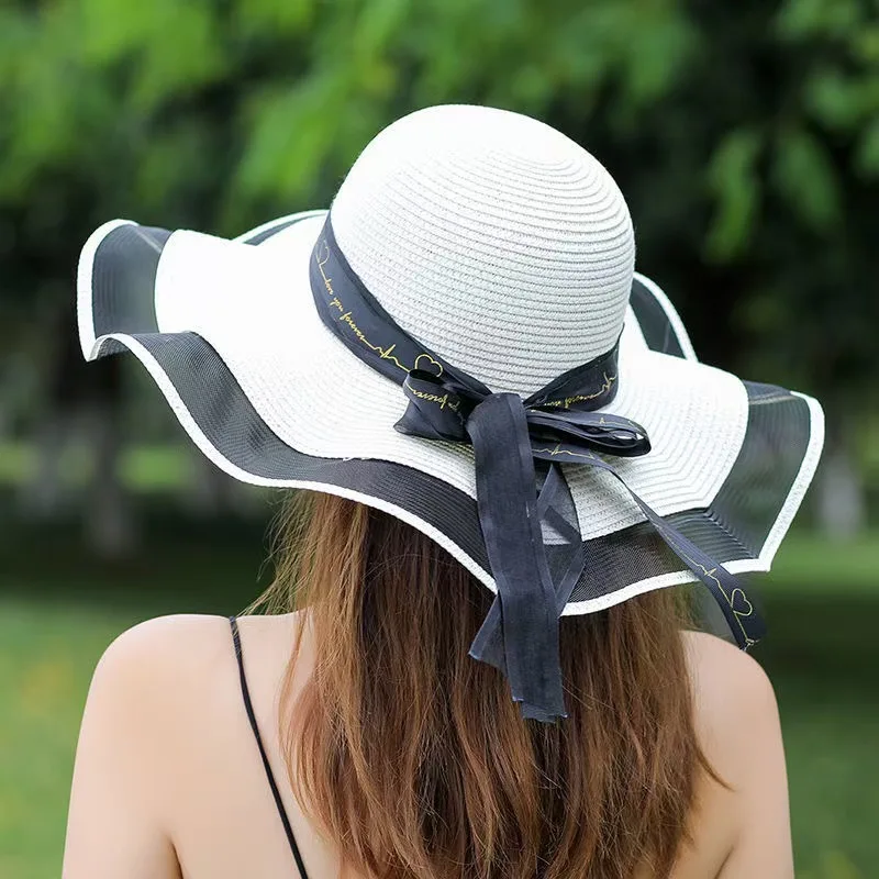 2026 New Beach Straw Hat For Women In Summer Korean Style Large Brim Sun Protection Hat Versatile Fashion Vacation Beach Hat 18 S2a6f53f9769949b9b9714c4331fc5300m