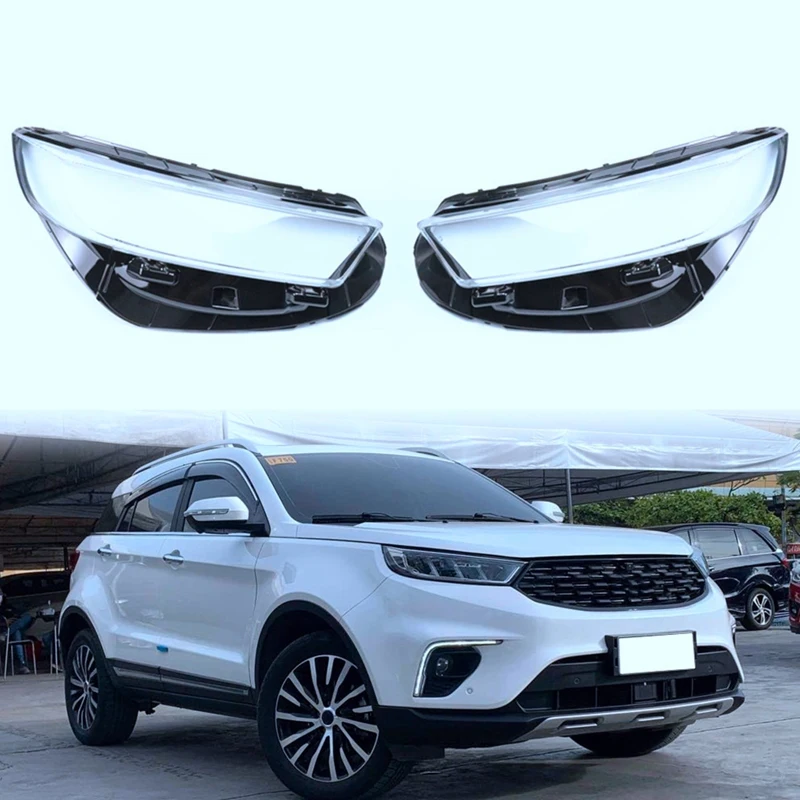 

Car Headlight Shell Lamp Shade Transparent Lens Cover Headlight Cover For Ford Territory 2019 2020