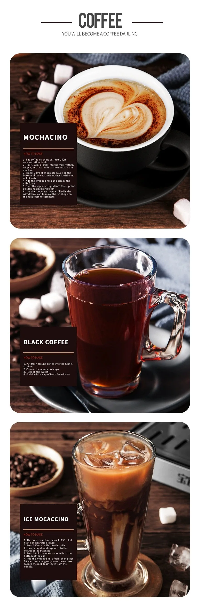 Coffee Machine 20Bar Semi Automatic Home Coffee Machine Multi Capsule Espresso Cafetera Cappuccino Latte Drip Espresso Machine Coffee Machine 20Bar Semi Automatic Home Coffee Machine Multi Capsule Espresso Cafetera Cappuccino Latte Drip Espresso Machine