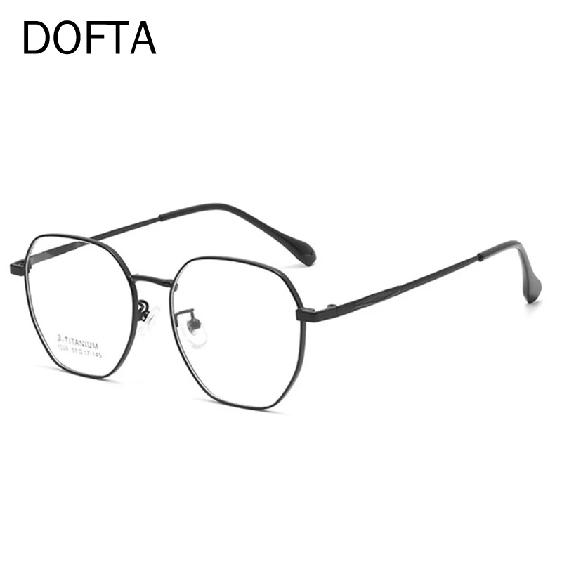 

DOFTA Titanium Myopia Glasses Frame Women Vintage Round Optical Prescription Eyeglass Frame Men New Eyewear 5889
