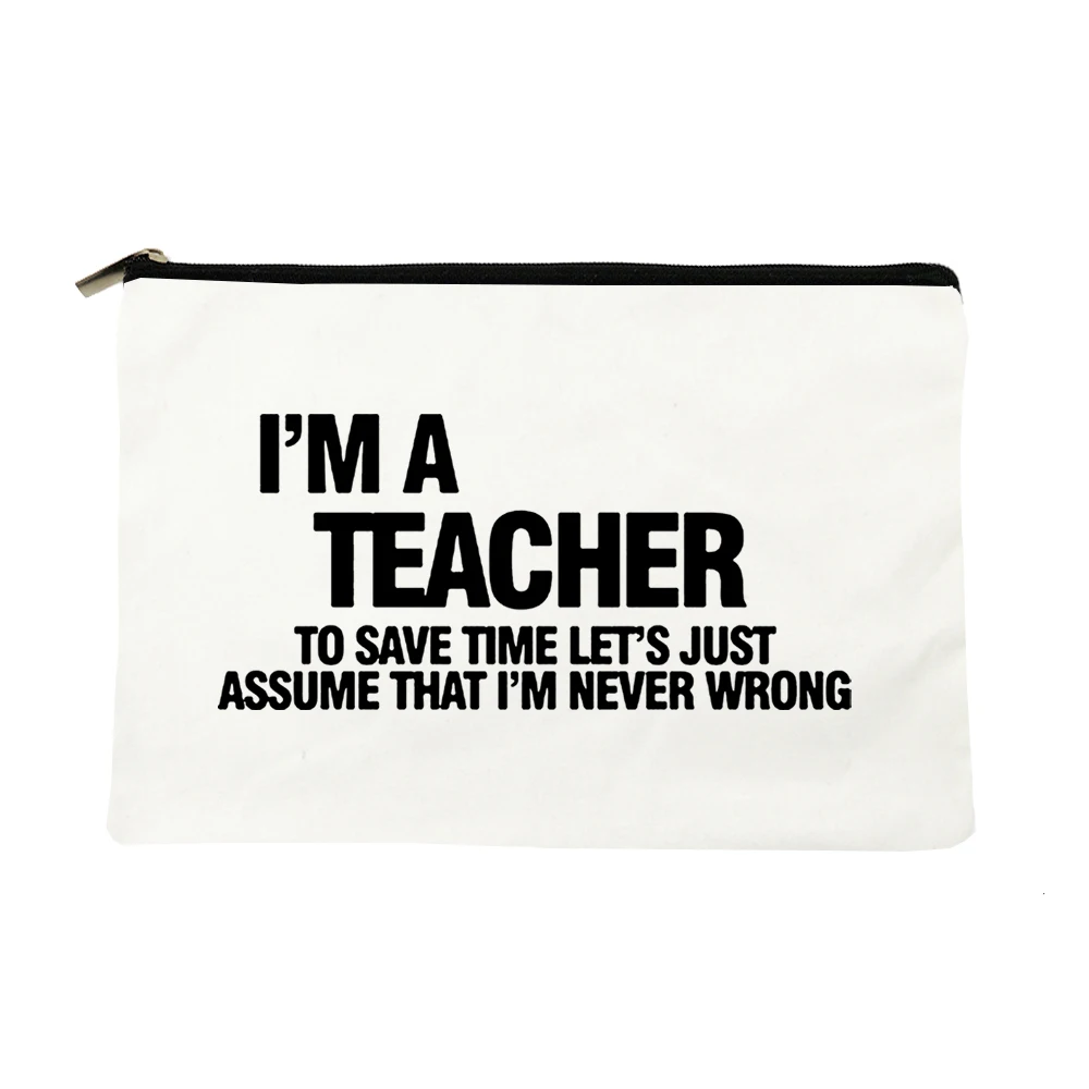 Back To School Teacher Gift Makeup Bag Toiletry Bag Travel Cosmetic Organizer Women Cosmetic Bags Casual Travel Portable Storage
Back To School Teacher Gift Makeup Bag Toiletry Bag Travel Cosmetic Organizer Women Cosmetic Bags Casual Travel Portable Storage