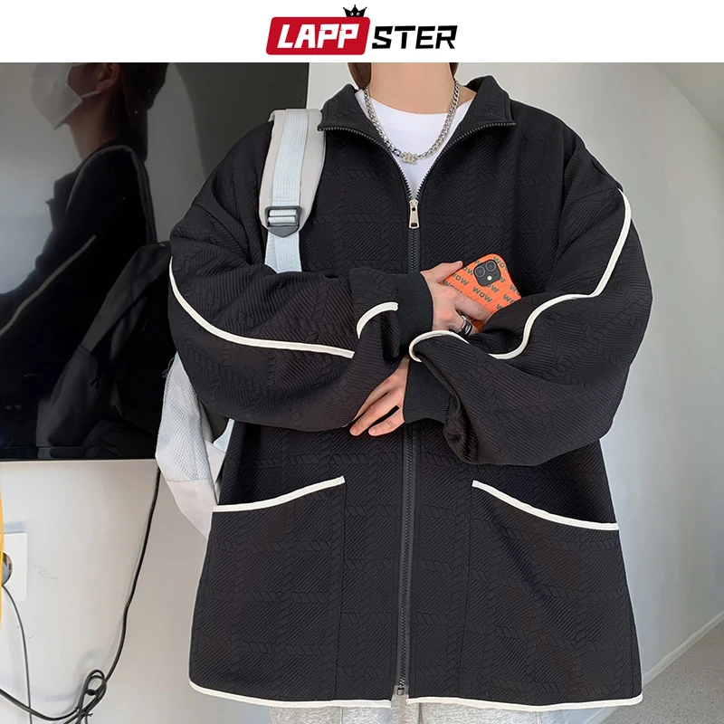 LAPPSTER New In Outerwears Patchwork Bomber Jackets 2023 Korean Fashions Oversized Jackets Coats Desginer Vintage Windbreaker
LAPPSTER New In Outerwears Patchwork Bomber Jackets 2023 Korean Fashions Oversized Jackets Coats Desginer Vintage Windbreaker