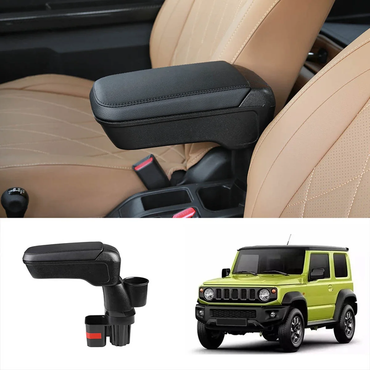 New Central Armrest Box for Suzuki Jimny 2018-2022 JB64W JB74W Car Storage Box Gear Shift Tray Interior Accessories
New Central Armrest Box for Suzuki Jimny 2018-2022 JB64W JB74W Car Storage Box Gear Shift Tray Interior Accessories