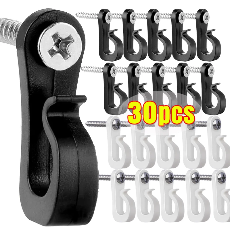 30/1sets Q Hanger Hooks Wall Mounted Screws-in Hooks Clips Multi-purpose Cabinet Hanging Holder For Kitchen Bathroom Organizer
30/1sets Q Hanger Hooks Wall Mounted Screws-in Hooks Clips Multi-purpose Cabinet Hanging Holder For Kitchen Bathroom Organizer