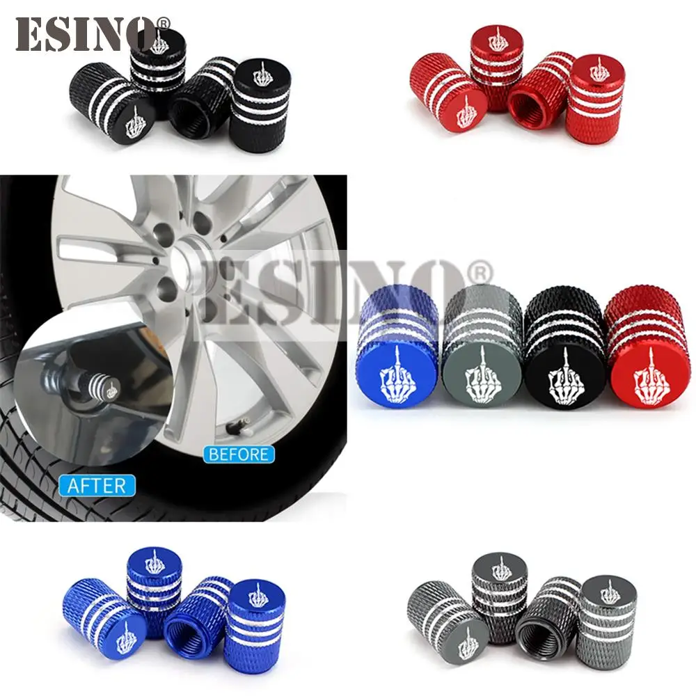 4 x Car Styling Aluminum Alloy Skull Middle Finger Wheel Tire Valve Caps Wheel Tire Valves Tyre Stem Air Caps Airtight Covers
4 x Car Styling Aluminum Alloy Skull Middle Finger Wheel Tire Valve Caps Wheel Tire Valves Tyre Stem Air Caps Airtight Covers