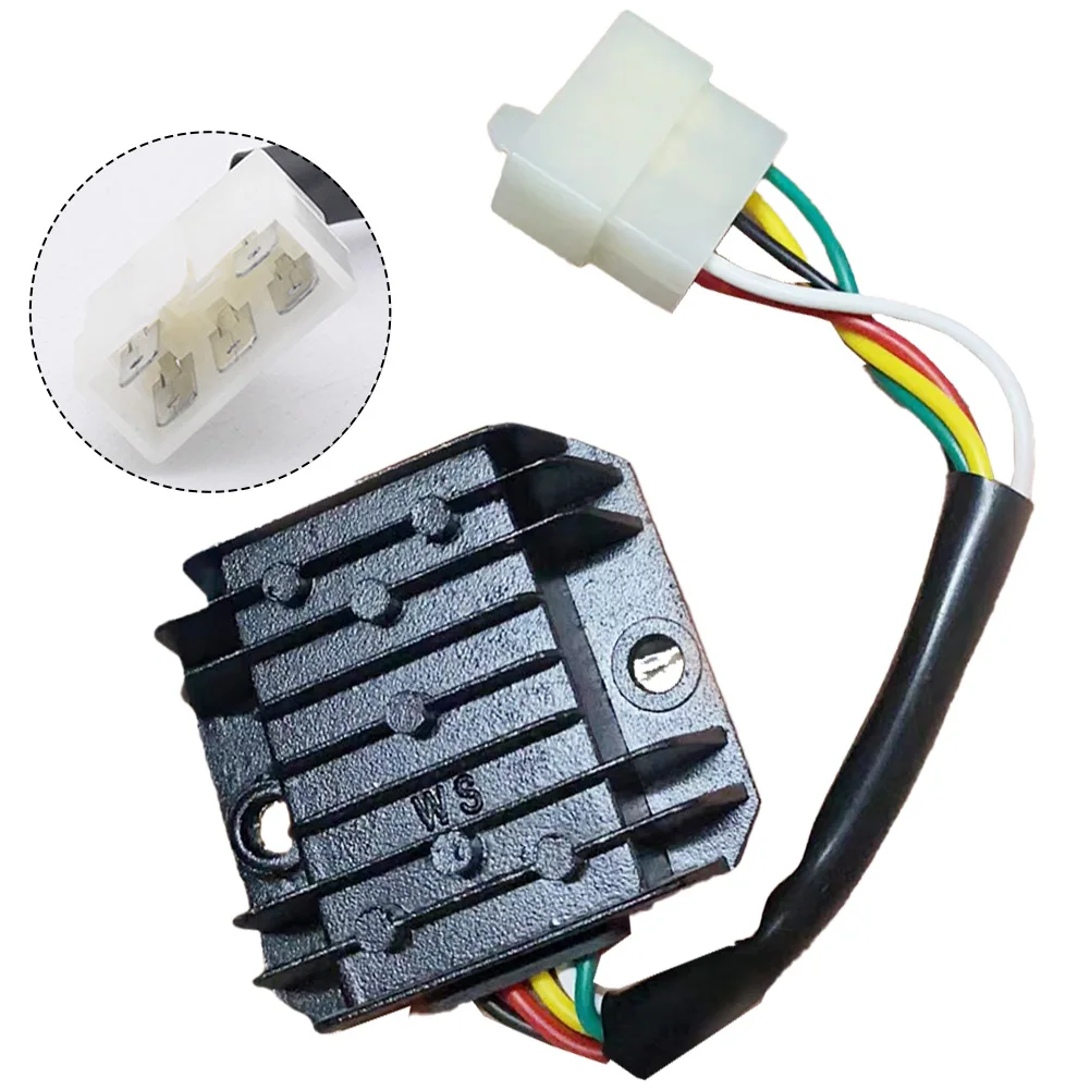 Regulator Rectifier For Motorcycle Bike GY6 50 150cc 0-4A 20-60V 5-wire Female Plug Black Plastic Bike Motorcycle
Regulator Rectifier For Motorcycle Bike GY6 50 150cc 0-4A 20-60V 5-wire Female Plug Black Plastic Bike Motorcycle