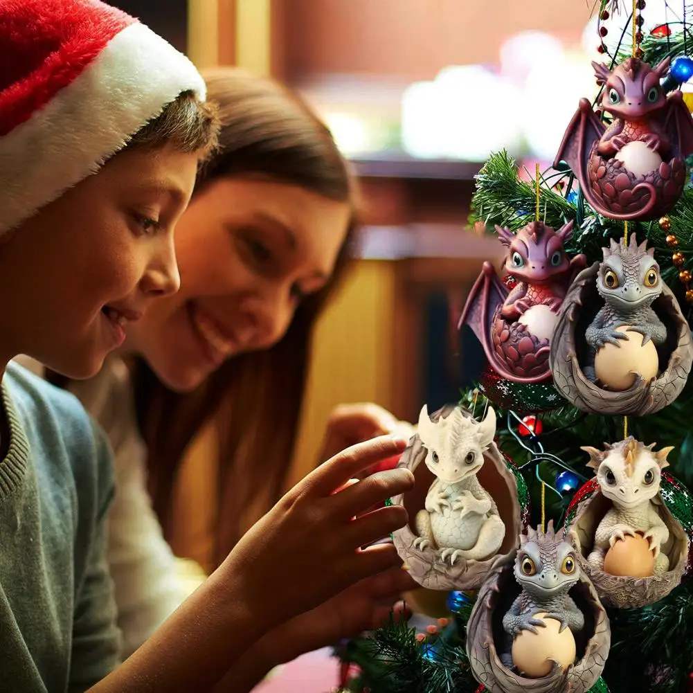 Holiday Tree Ornament Car Charm for Christmas Cute Dragon Baby Egg Christmas Pendant for Home Car Decoration Adorable Xmas Tree
Holiday Tree Ornament Car Charm for Christmas Cute Dragon Baby Egg Christmas Pendant for Home Car Decoration Adorable Xmas Tree