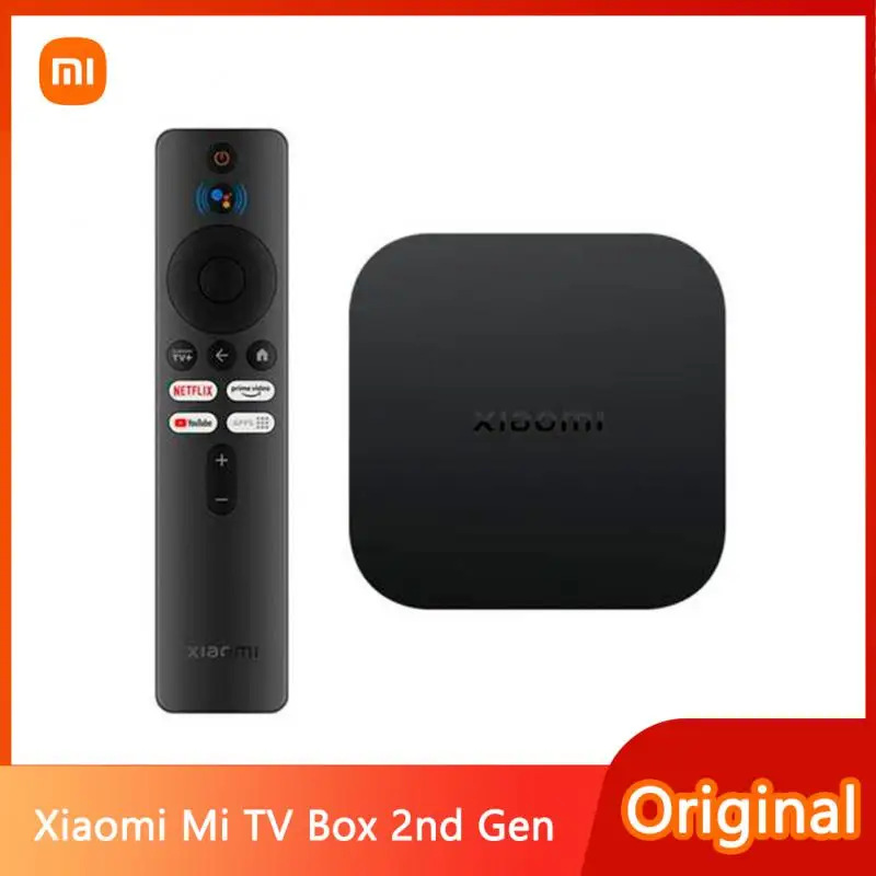 Original Xiaomi Mi TV Box 2nd Gen 4K Ultra HD Google TV 2GB 8GB Dolby Vision HDR10+ Google Assistant Smart Mi Box S Player
Original Xiaomi Mi TV Box 2nd Gen 4K Ultra HD Google TV 2GB 8GB Dolby Vision HDR10+ Google Assistant Smart Mi Box S Player