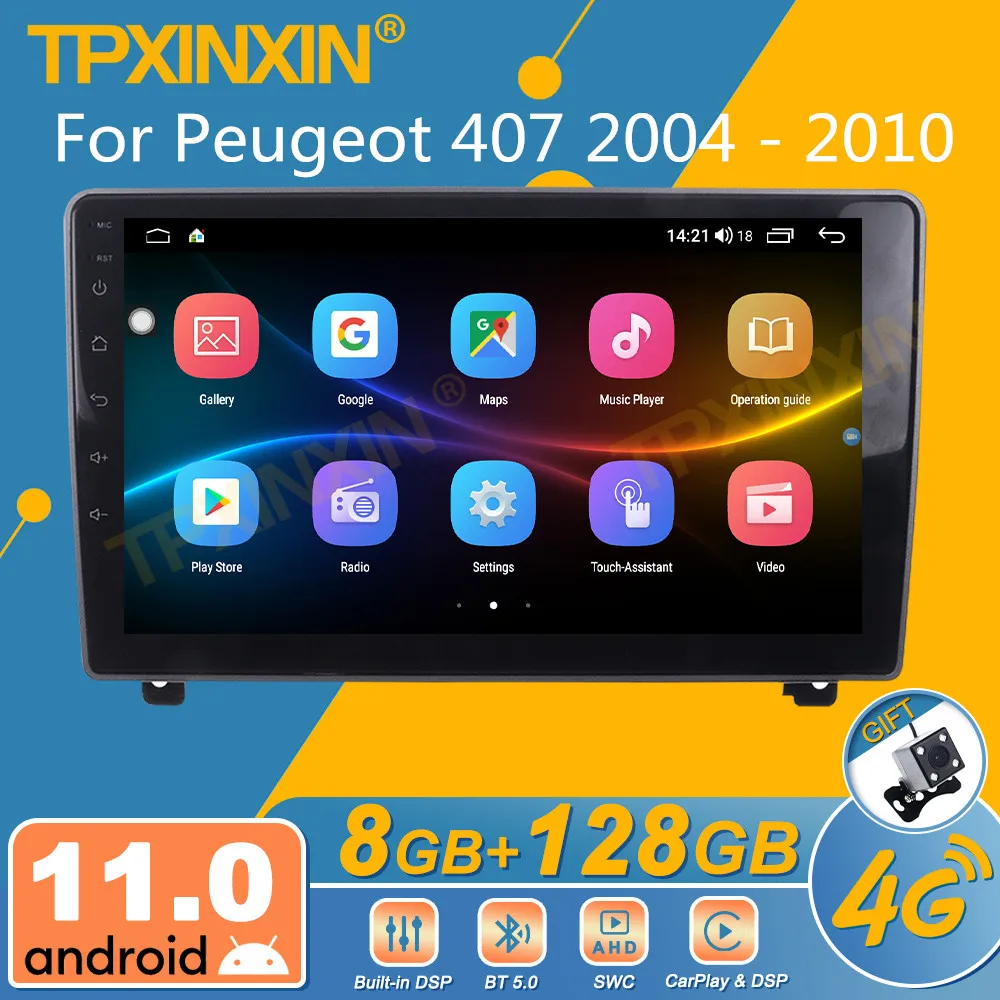 Android 11 6+128G For Peugeot 407 2004 - 2010 Multimedia Car DVD Player IPS Screen Carplay 2 Din Radio GPS Stereo Navigation
Android 11 6+128G For Peugeot 407 2004 - 2010 Multimedia Car DVD Player IPS Screen Carplay 2 Din Radio GPS Stereo Navigation
