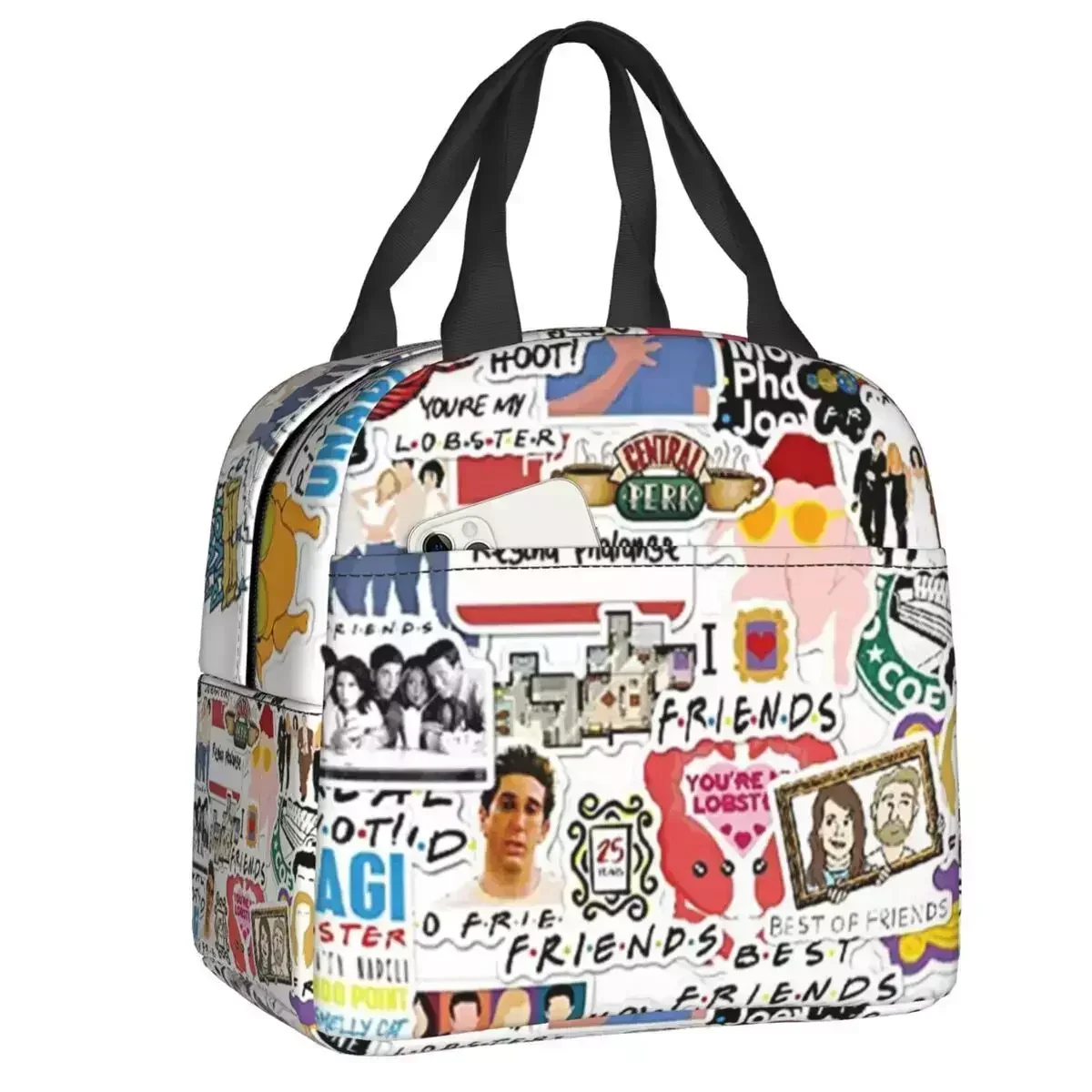 2024 New Vintage Friends Poster Collage Insulated Lunch Bag For Portable TV Show Thermal Cooler Lunch Box Kids School Children
2024 New Vintage Friends Poster Collage Insulated Lunch Bag For Portable TV Show Thermal Cooler Lunch Box Kids School Children