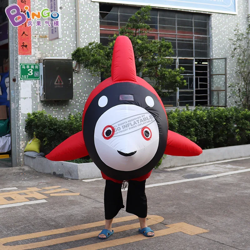 Custom Made Inflatable 2x1.6x1.5 mH Decorative Walking Cartoon Tropical Fish Costume For Wear
Custom Made Inflatable 2x1.6x1.5 mH Decorative Walking Cartoon Tropical Fish Costume For Wear