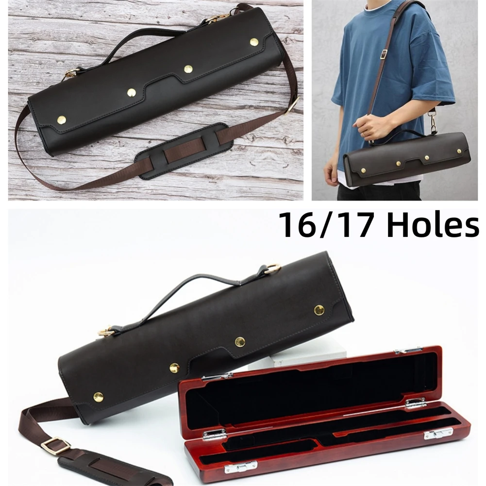 Portable Flute Bags 16 17 Holes Flute Case Cover PU Leather Flute Bag Wooden Box Musical Instruments Bag
Portable Flute Bags 16 17 Holes Flute Case Cover PU Leather Flute Bag Wooden Box Musical Instruments Bag