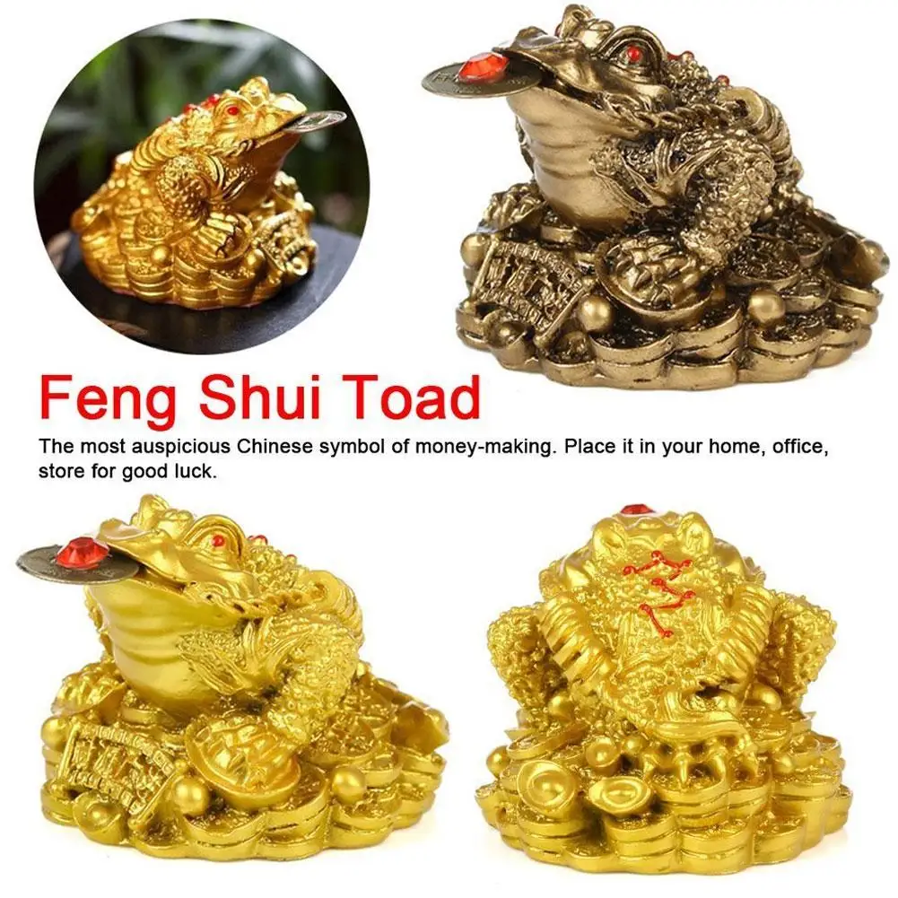 New Gold Toad Money Fortune Wealth Chinese Lucky Golden Home Office Lucky Toad Gifts Ornaments Decoration Tabletop W6V6
New Gold Toad Money Fortune Wealth Chinese Lucky Golden Home Office Lucky Toad Gifts Ornaments Decoration Tabletop W6V6