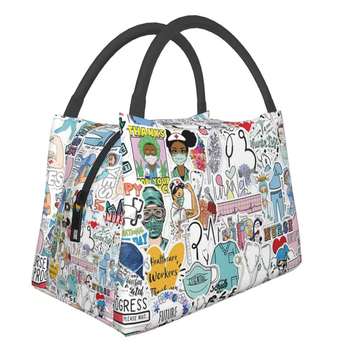 Doctors Nurse Print Thermal Lunch Bag Women Portable Insulated Cooler Bag Picnic Office Reusable Packed Lunch Box Bags
Doctors Nurse Print Thermal Lunch Bag Women Portable Insulated Cooler Bag Picnic Office Reusable Packed Lunch Box Bags