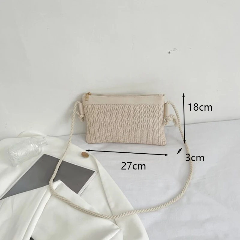 Handmade Rattan Crossbody Purse - Knit Summer Essential 7