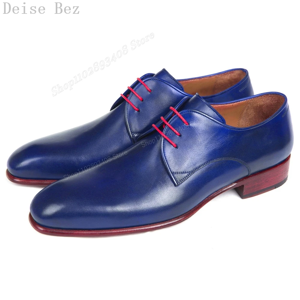 Dark Blue Lace up Men Dress Shoes British Style Pointed Toe Leather Business Party Flat Men Shoes 2023 Classic Zapatillas Mujer
Dark Blue Lace up Men Dress Shoes British Style Pointed Toe Leather Business Party Flat Men Shoes 2023 Classic Zapatillas Mujer