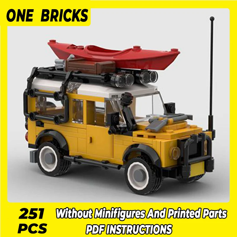 

Technical Moc Bricks Famous Car Model City Mini Defender 110 Modular Building Blocks Gifts Toys For Children DIY Sets Assembling