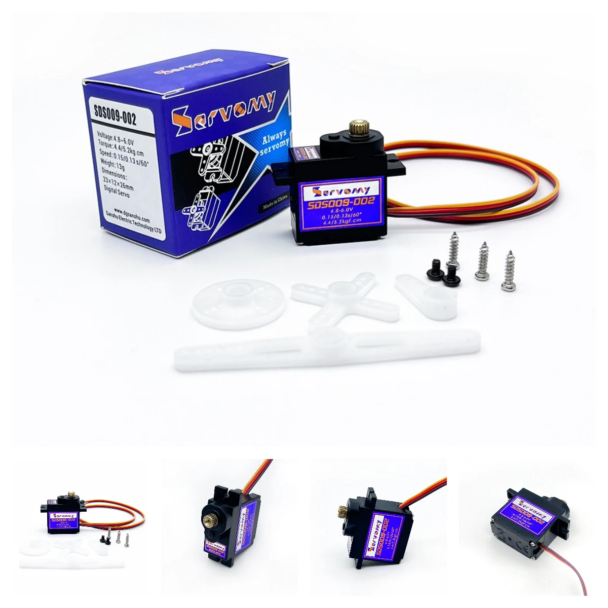 Servomy SDS009-02 9g сервопривод 0,15 кг/см 4,8 сек/60 ° без нагрузки в, цифровые металлические шестерни, низкий профиль для плоского ходового дрифта, радиоуправляемого автомобиля
Servomy SDS009-02 9g сервопривод 0,15 кг/см 4,8 сек/60 ° без нагрузки в, цифровые металлические шестерни, низкий профиль для плоского ходового дрифта, радиоуправляемого автомобиля