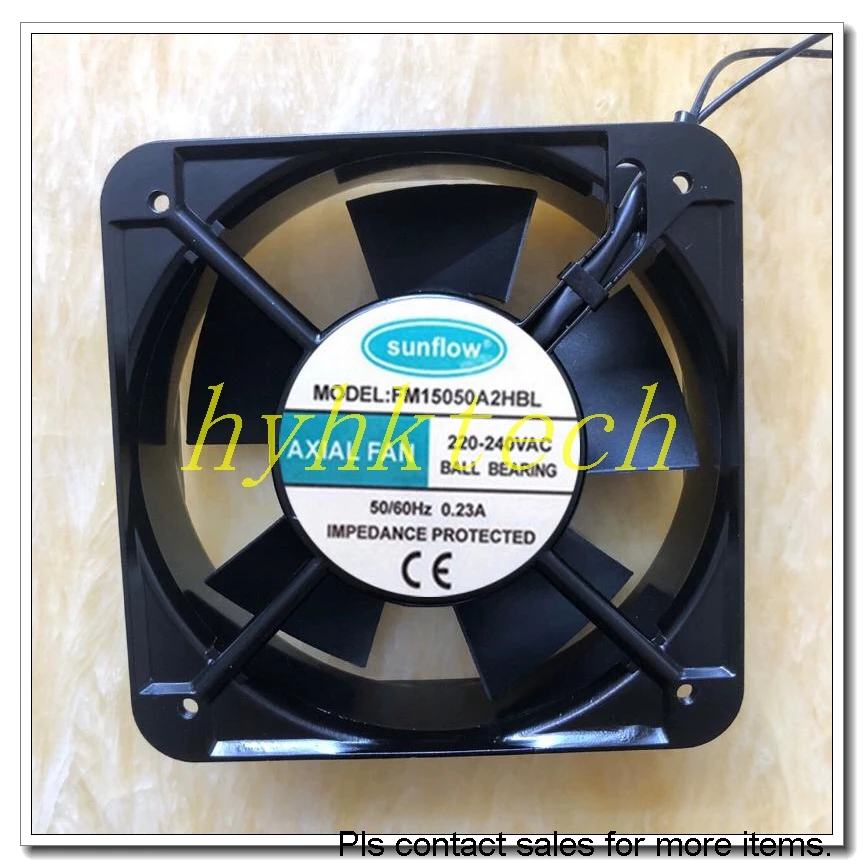 FM15050A2HSL Sunflow 220 В осевой вентилятор для шкафа переменного тока, 100% Протестировано перед отправкой
FM15050A2HSL Sunflow 220 В осевой вентилятор для шкафа переменного тока, 100% Протестировано перед отправкой