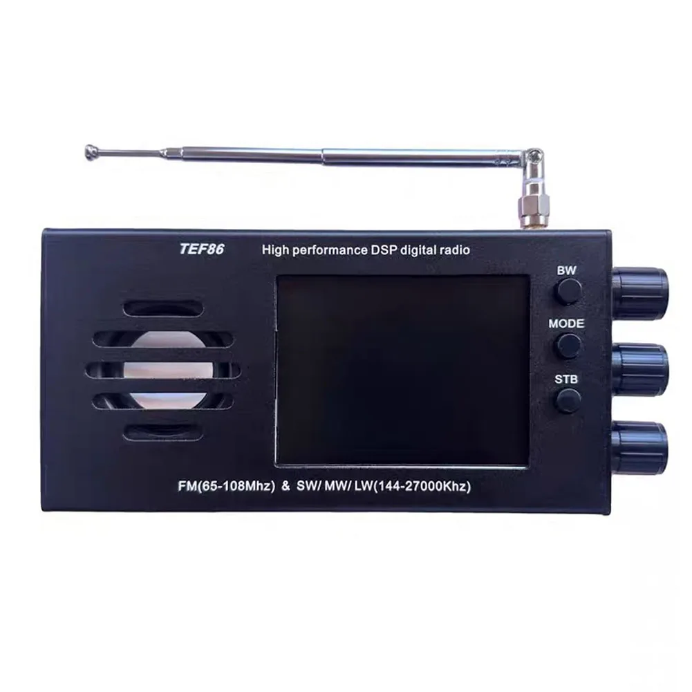 TEF6686 DSP Radio Receiver with Battery for FM and SW/MW/LW Channels LCD Display Speakers and Headphone Support
TEF6686 DSP Radio Receiver with Battery for FM and SW/MW/LW Channels LCD Display Speakers and Headphone Support