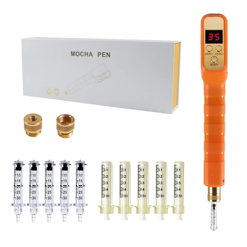 NEW Hyaluronic Acid Injection Pen Ampoule Lips Fillingdeep infiltration professional hyaluronic pen kit Continuous Mist gun
NEW Hyaluronic Acid Injection Pen Ampoule Lips Fillingdeep infiltration professional hyaluronic pen kit Continuous Mist gun