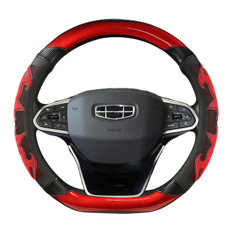 Чехол рулевого колеса автомобиля для Geely Tugella Coolray Zeekr001 универсальные аксессуары для интерьера автомобиля D-типа из искусственной кожи с защитой от пота
Чехол рулевого колеса автомобиля для Geely Tugella Coolray Zeekr001 универсальные аксессуары для интерьера автомобиля D-типа из искусственной кожи с защитой от пота