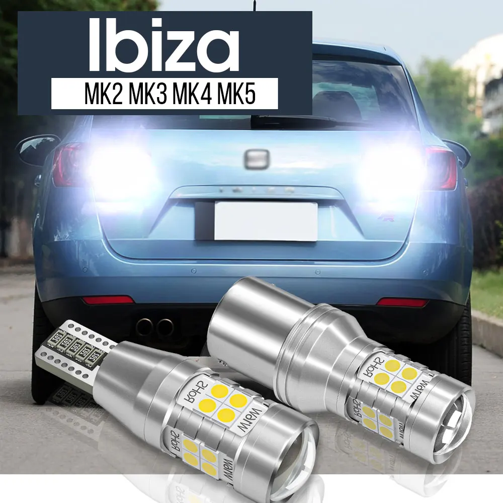 

2x LED Backup Light Reverse Lamp Blub Canbus Accessories For Seat Ibiza 2 MK2 6K 3 MK3 6L 4 MK4 6J 6K 5 MK5 1993-2020 2010 2016