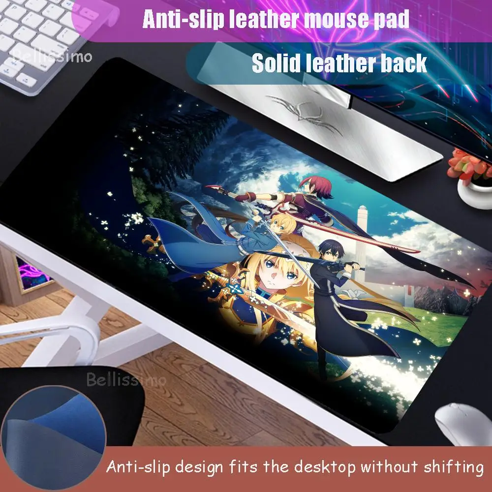 Top Selling Wholesale Anime K_kirito Pu Leather Mousepad Cartoon Extended Mause Desktop Mats Computer Accessories Keyboard Mat
Top Selling Wholesale Anime K_kirito Pu Leather Mousepad Cartoon Extended Mause Desktop Mats Computer Accessories Keyboard Mat