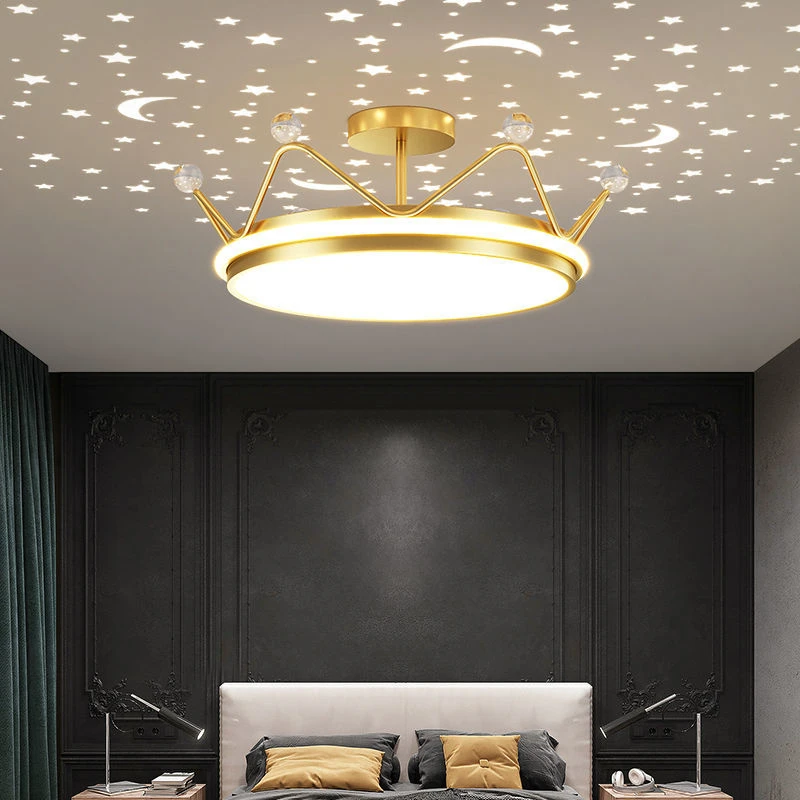Princess Crown Chandelier Starry Night Light Dimmable Star Moon Pendant Children Girl Boy Bedroom Study Ceiling Lamp Home Decor
Princess Crown Chandelier Starry Night Light Dimmable Star Moon Pendant Children Girl Boy Bedroom Study Ceiling Lamp Home Decor
