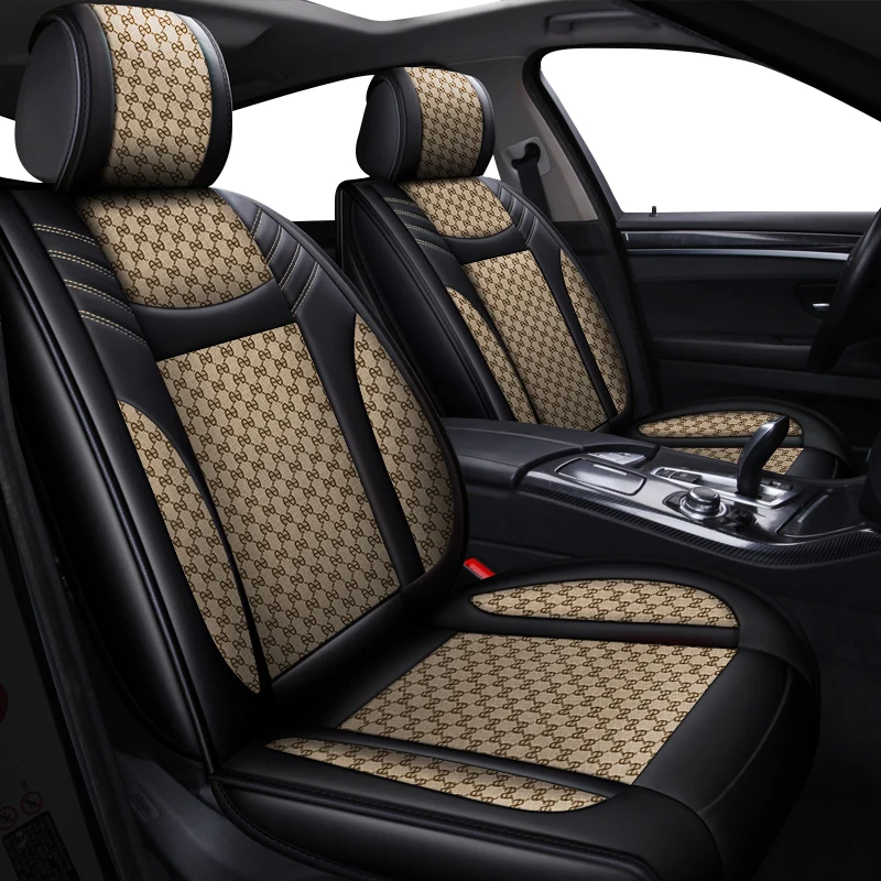 Universal Leather+Flax SUV Car Seat Covers Full Set Accessories for Acura ILX RDX RLX TLX TSX ZDX 2020 2021 2019
Universal Leather+Flax SUV Car Seat Covers Full Set Accessories for Acura ILX RDX RLX TLX TSX ZDX 2020 2021 2019