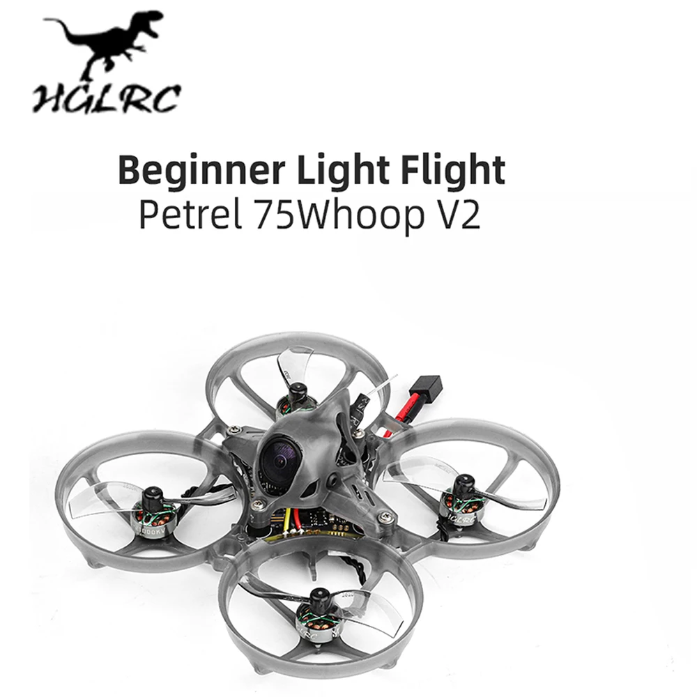 HGLRC Petrel 75Whoop V2 Brushless Motor Indoor FPV Drone Tinywhoop Quadcopter SPECTER 10A AIO 0802 21000KV for FPV Beginner
HGLRC Petrel 75Whoop V2 Brushless Motor Indoor FPV Drone Tinywhoop Quadcopter SPECTER 10A AIO 0802 21000KV for FPV Beginner