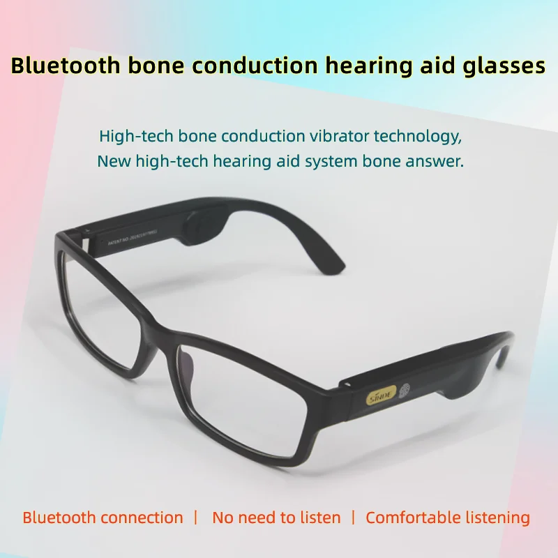 Hearing aid Bluetooth bone Conduction hearing glasses Multi-functional Bone listening machine Bone hearing glasses for deafness
Hearing aid Bluetooth bone Conduction hearing glasses Multi-functional Bone listening machine Bone hearing glasses for deafness
